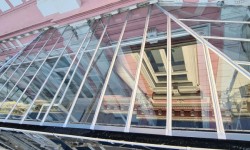 Sanierung Glasvordach Wintergarten nachher